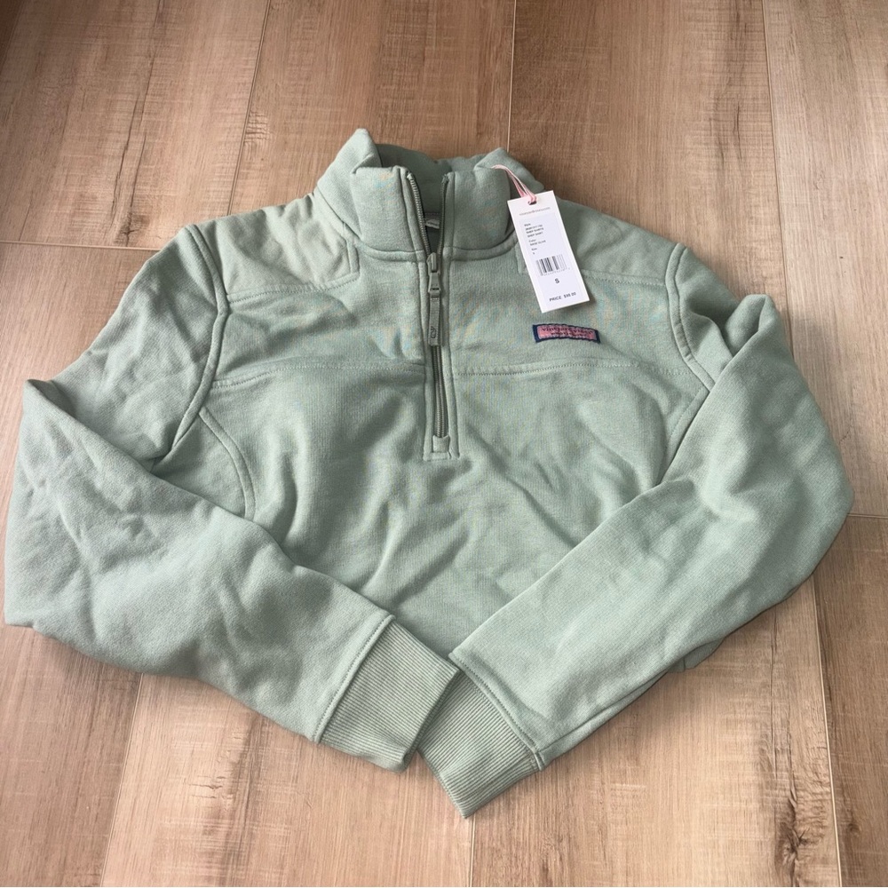 Vineyard Vines Sage Green Quarter-Zip